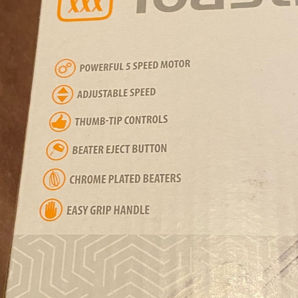 Toastmaster 5-speed Hand Mixer. Brand New in Box. - Picture 2 of 6